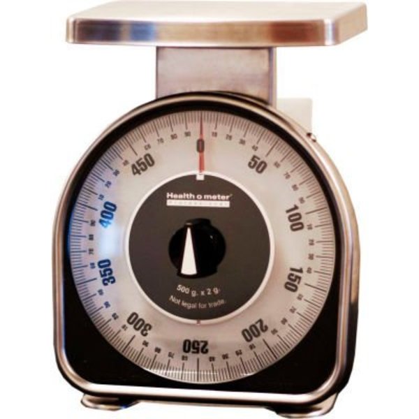 Pelstar/Health O Meter Health O Meter YG500R Top Load Scale 500 x 2g 6-1/2 x 4-3/4 SS Platform YG500R